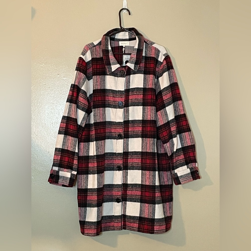MELLODAY Lightweight Flannel Jacket
